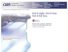 Tablet Screenshot of cmediainc.com
